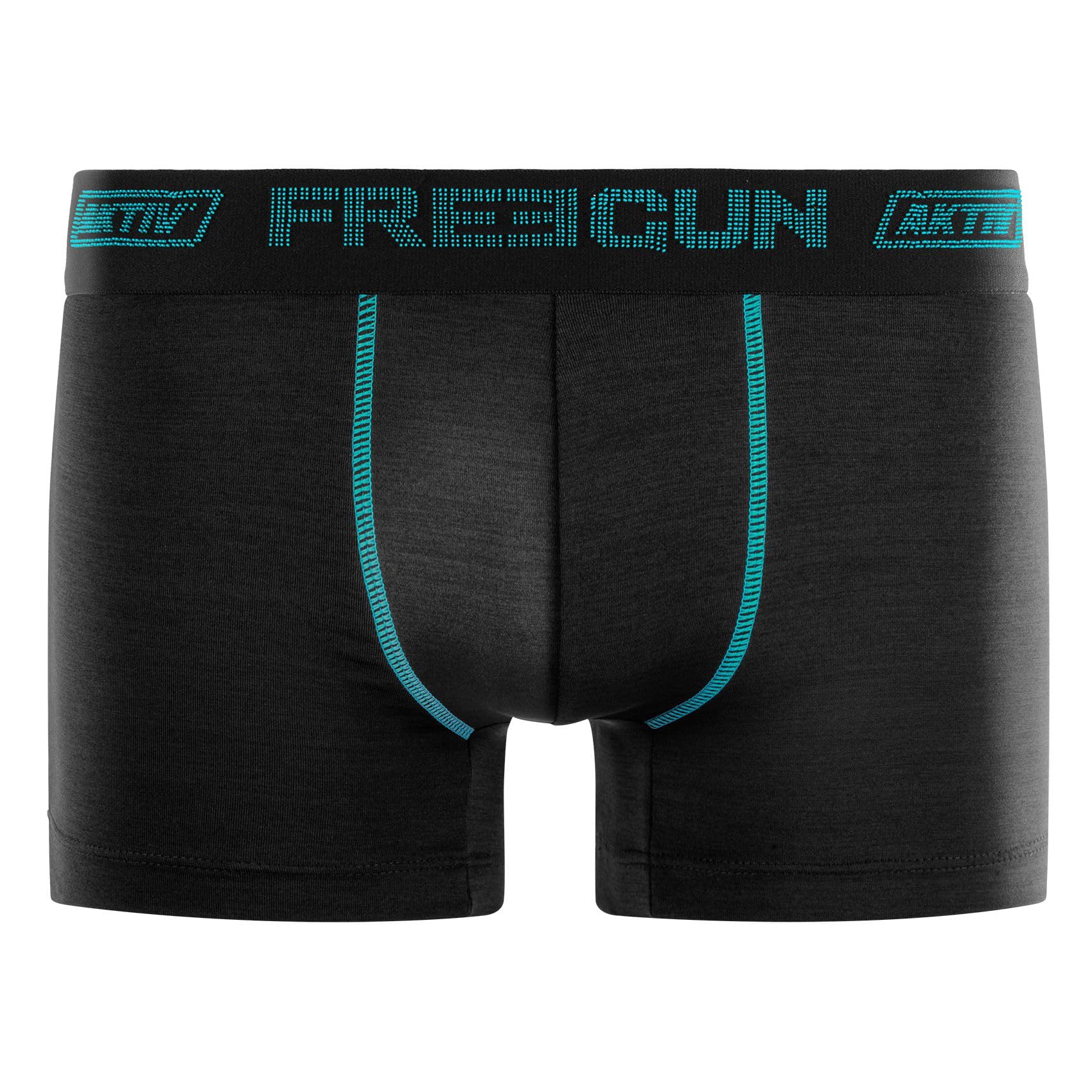 FREEGUN Calzoncillos Hombre Boxer Dulce, Ropa Interior Hombre, Aktiv, Training y Libertad de Movimiento (Lote de 4)