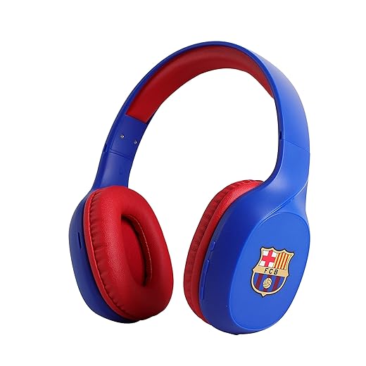 Come regolare il volume degli auricolari bluetooth? Fútbol Club Barcelona - Cuffie Wireless - Connessione Bluetooth - Funzione Altavoce - Batteria di 250 mAh - Cuscinetti con Riduzione Rumore - Prodotto Ufficiale della Squadra