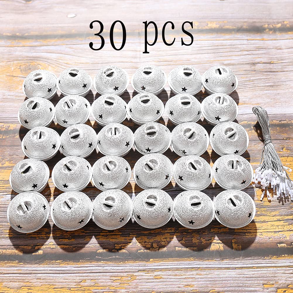 Lot De 12 Cloches De Noël Avec Rubans Et Ange - Décoration Métallique Pour Sapin, Guirlande, Maison - Suspensions Festives DIY