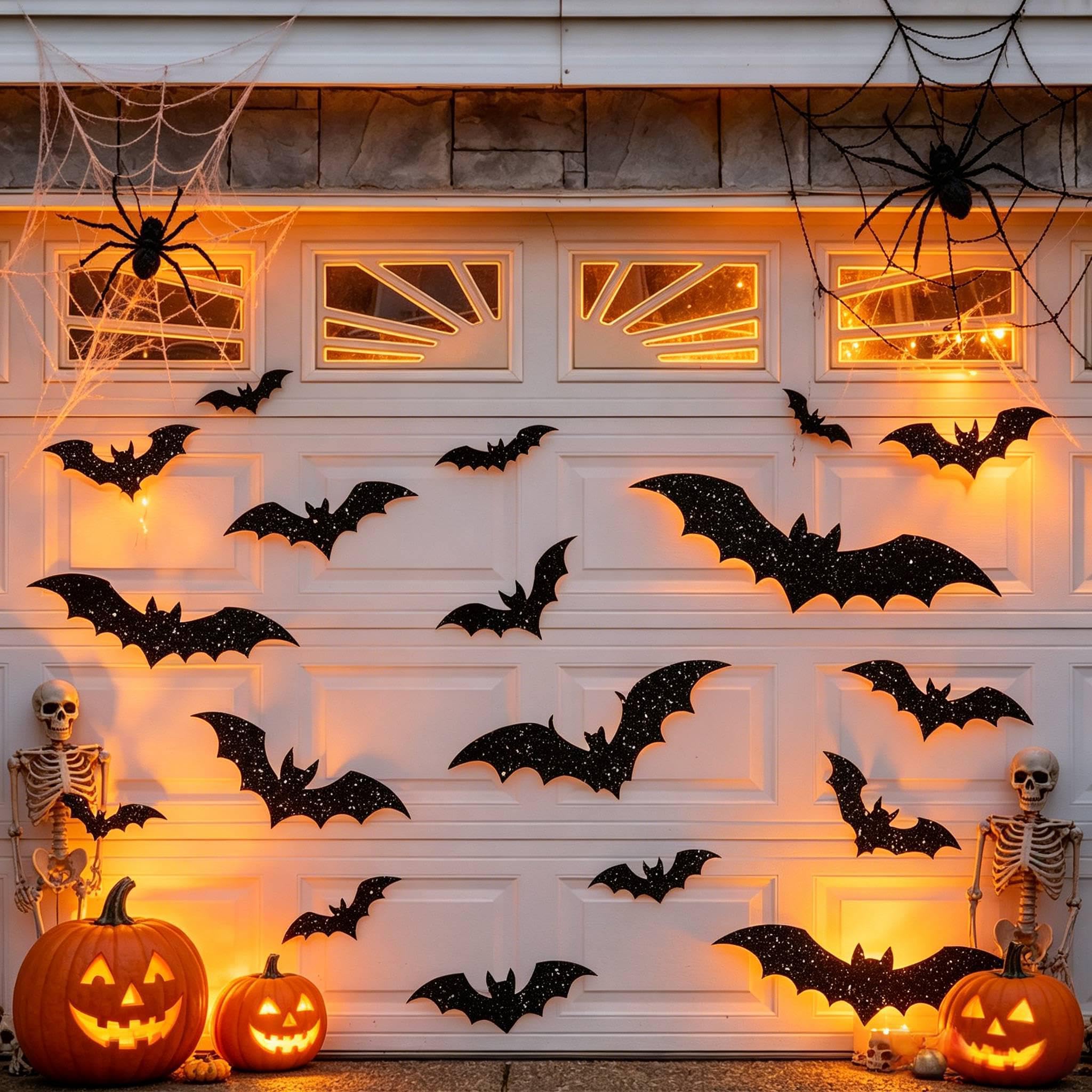 Decoración de garaje de Halloween magnética sin adhesivos dañinos para pintura de coche