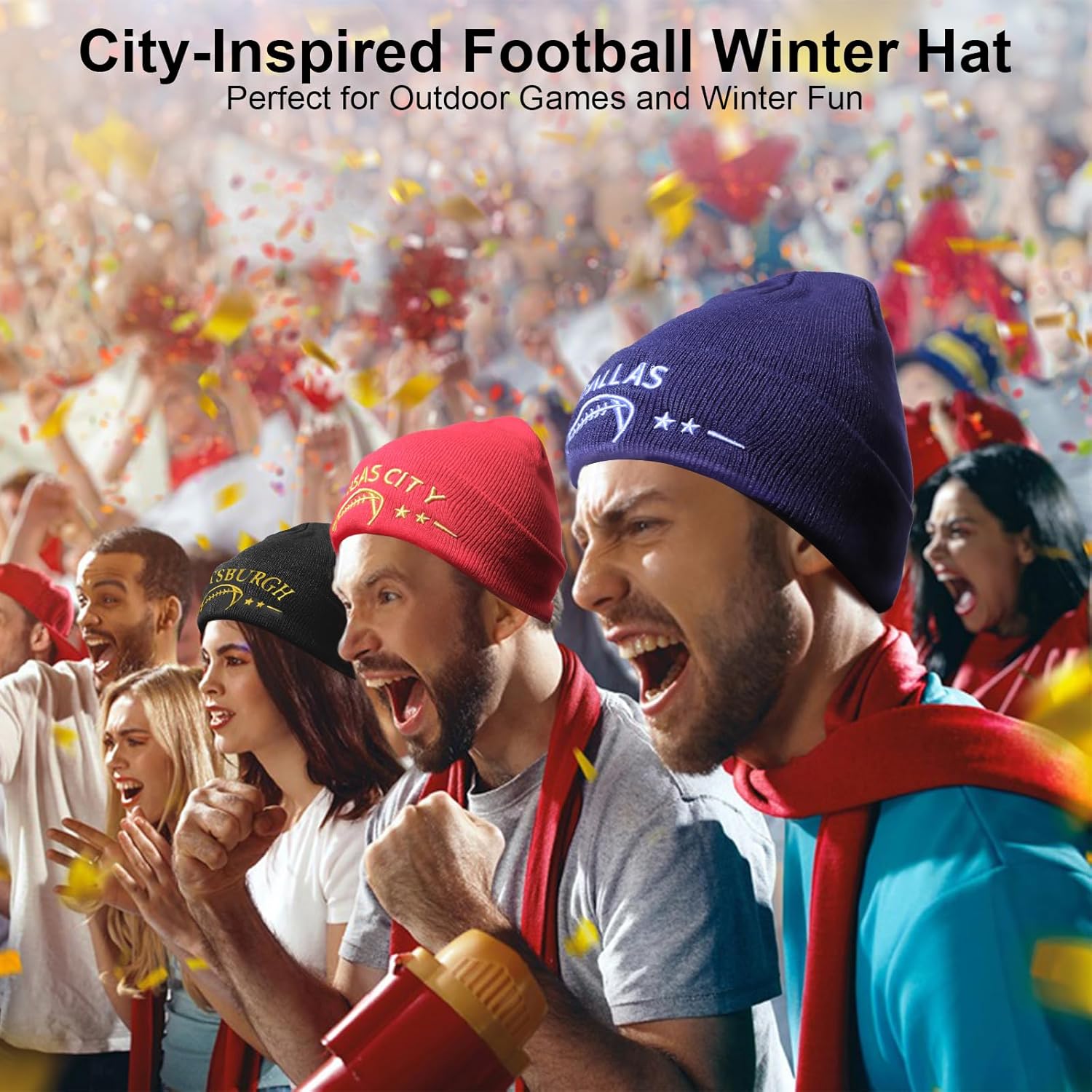 Unisex Beanie for Men Women Knit Cuffed Plain Winter Beanies Hats Skull Cap - Image 7