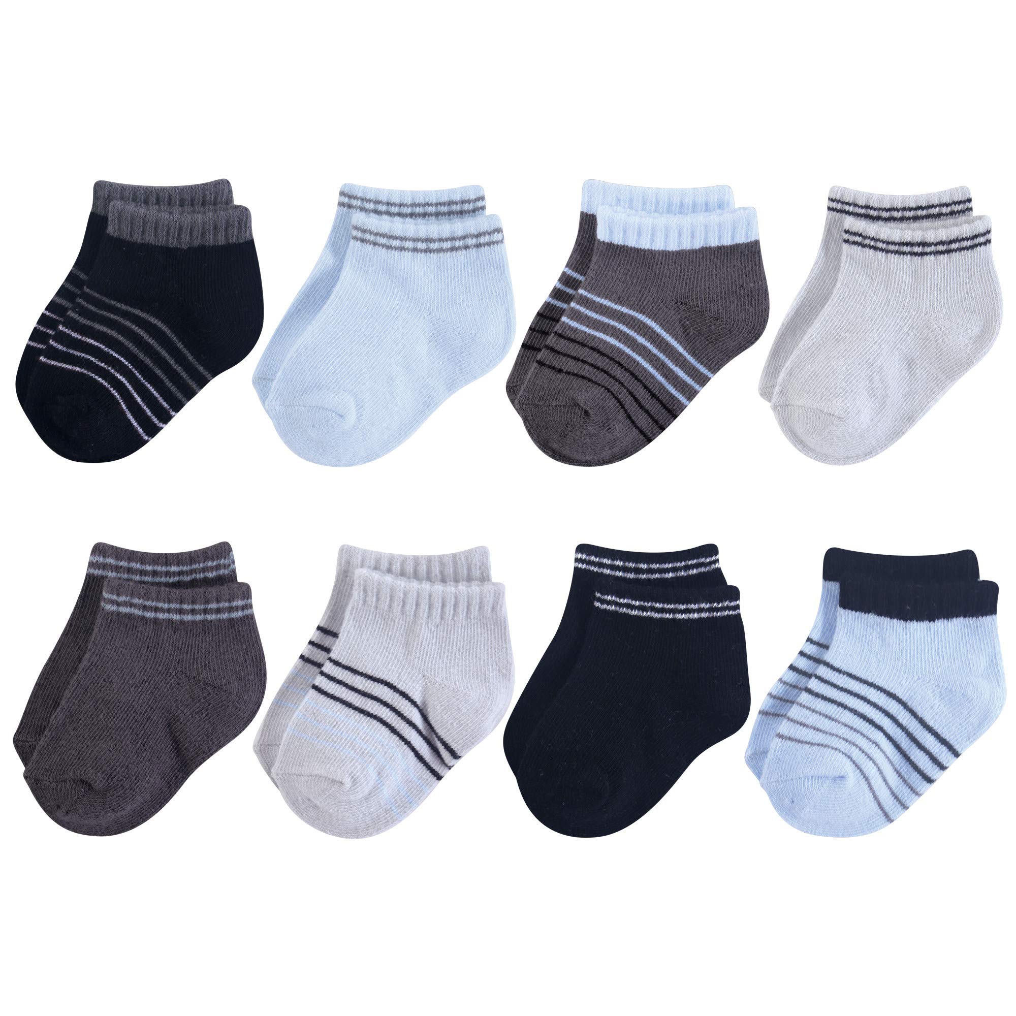 Hudson Baby Baby 8-pack Cotton Rich Newborn and Terry Socks