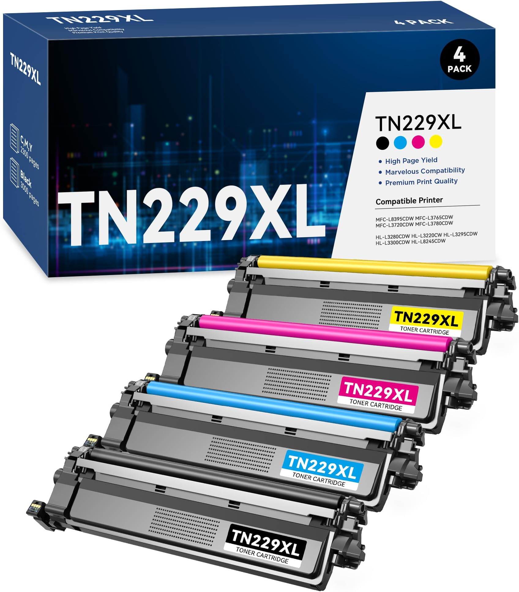 TN229XL TN229 Toner Cartridge Replacement For Brother TN229