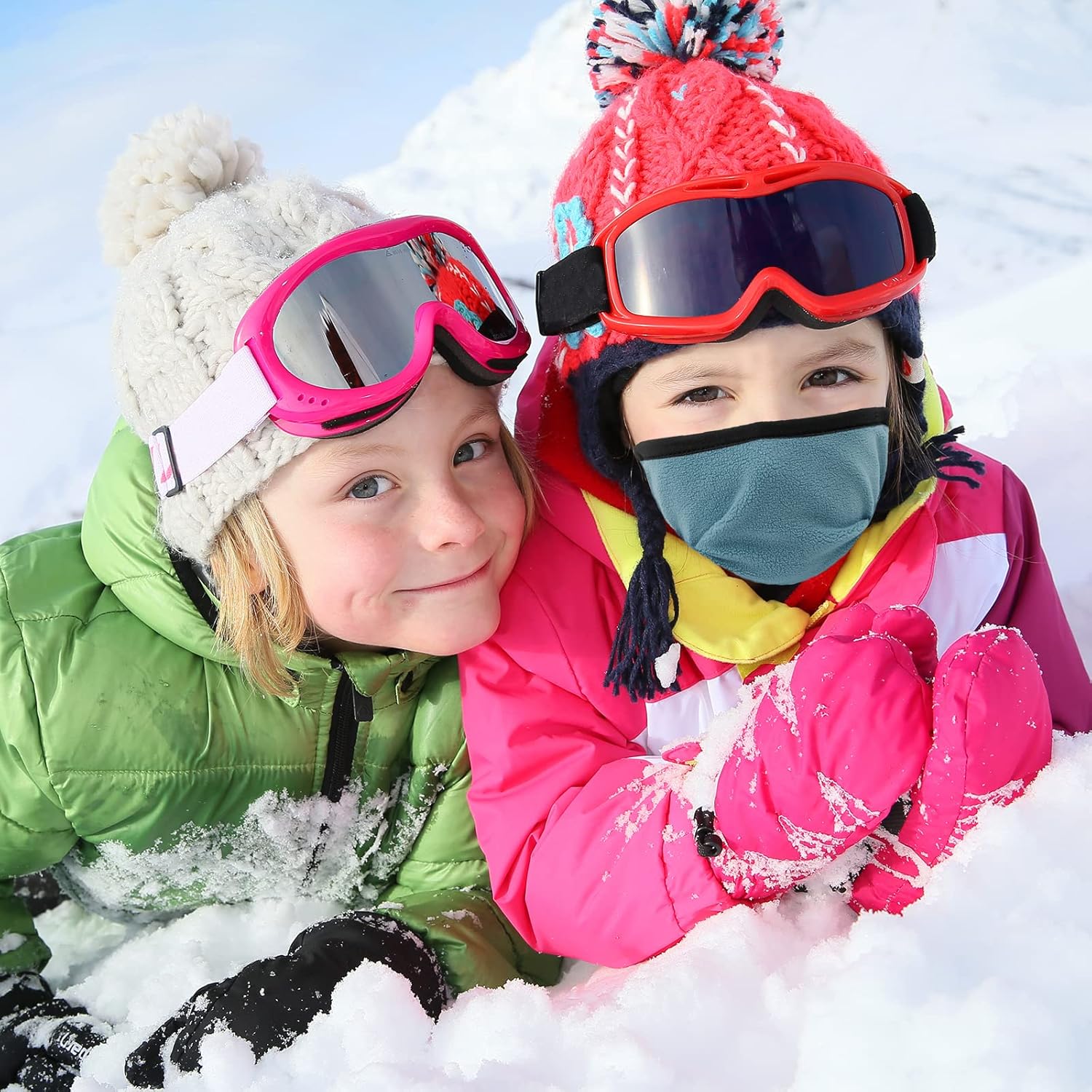 Kids Balaclava Ski Mask Winter Face Mask for Boys Girls Windproof Neck Warmer Gaiter Fleece Hood Face Cover for Cold Weather - Image 6