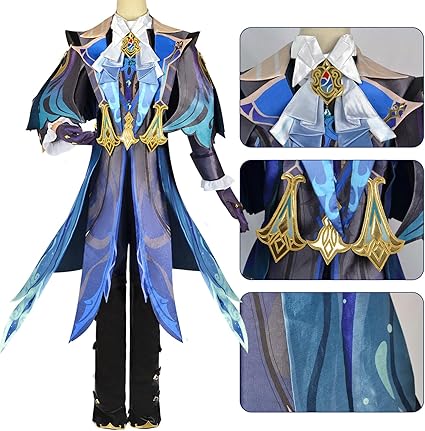 原神 ヌヴィレット コスプレ衣装 原神 Genshin フォンテーヌ ヌヴィレット-Neuvillette コスプレ