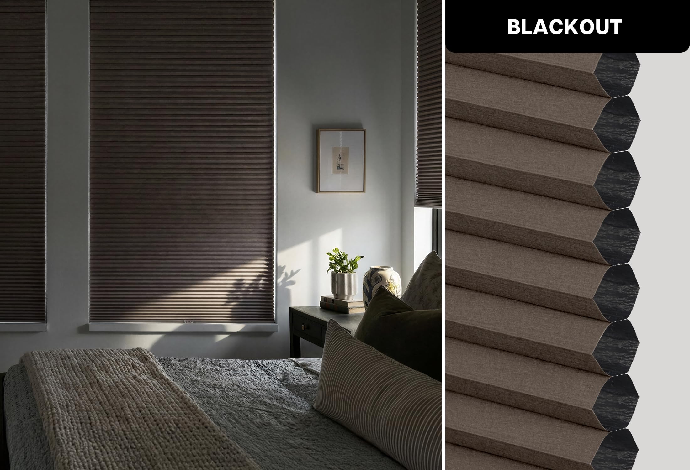 Amazon.com: LazBlinds Cordless Cellular Shades, No Tools No Drill