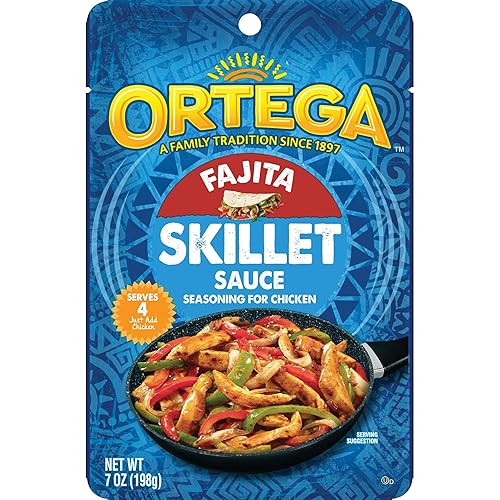 Ortega Salsa de sartén Fajita, 7 onzas (paquete de 6)