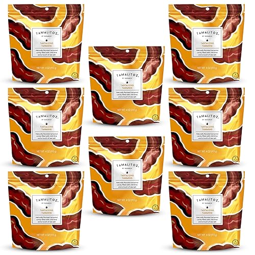 Vista 113 de Tamalitoz de Sugarox - Paquete de 8 caramelos duros hechos a mano con mango dulce y picante hecho a mano con chile en polvo, lima y sal marina.