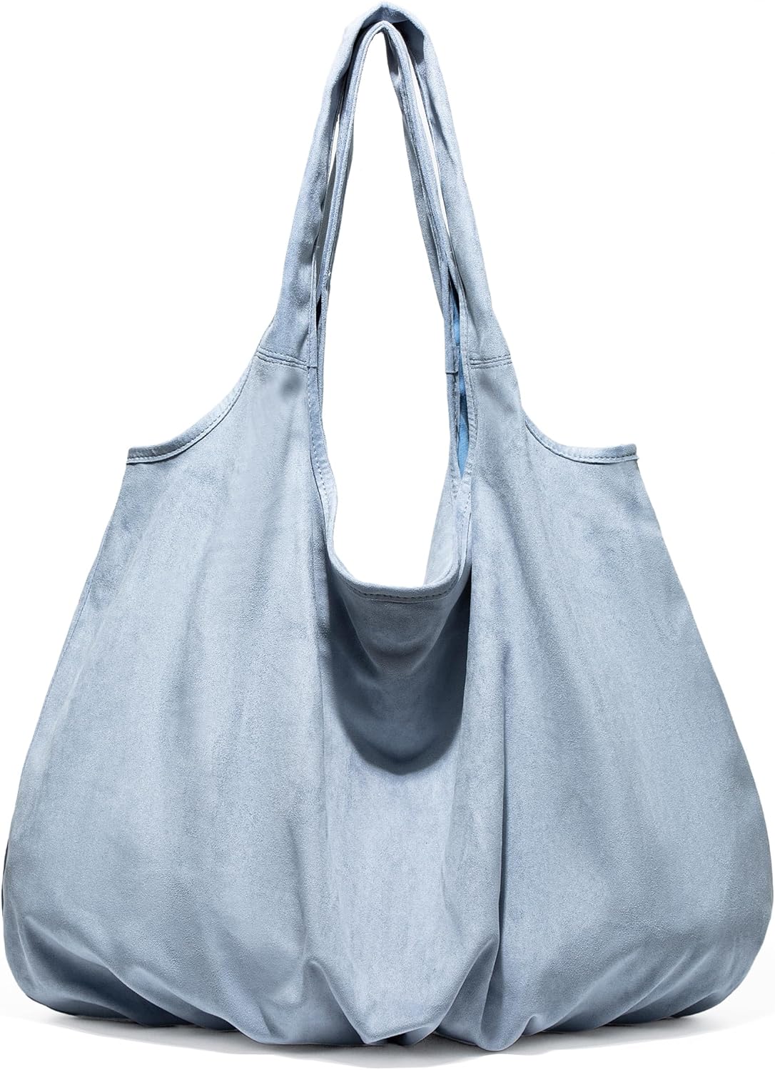 Slouchy Suede Hobo Bags for Women Large Shoulder Bag Handbags Chic Tote Purse Satchel for Travel Work