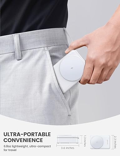 Miniatura 7 de Lamicall Estación de carga inalámbrica para MagSafe - Soporte de carga plegable inalámbrico 3 en 1 para Apple múltiples dispositivos para iPhone 17