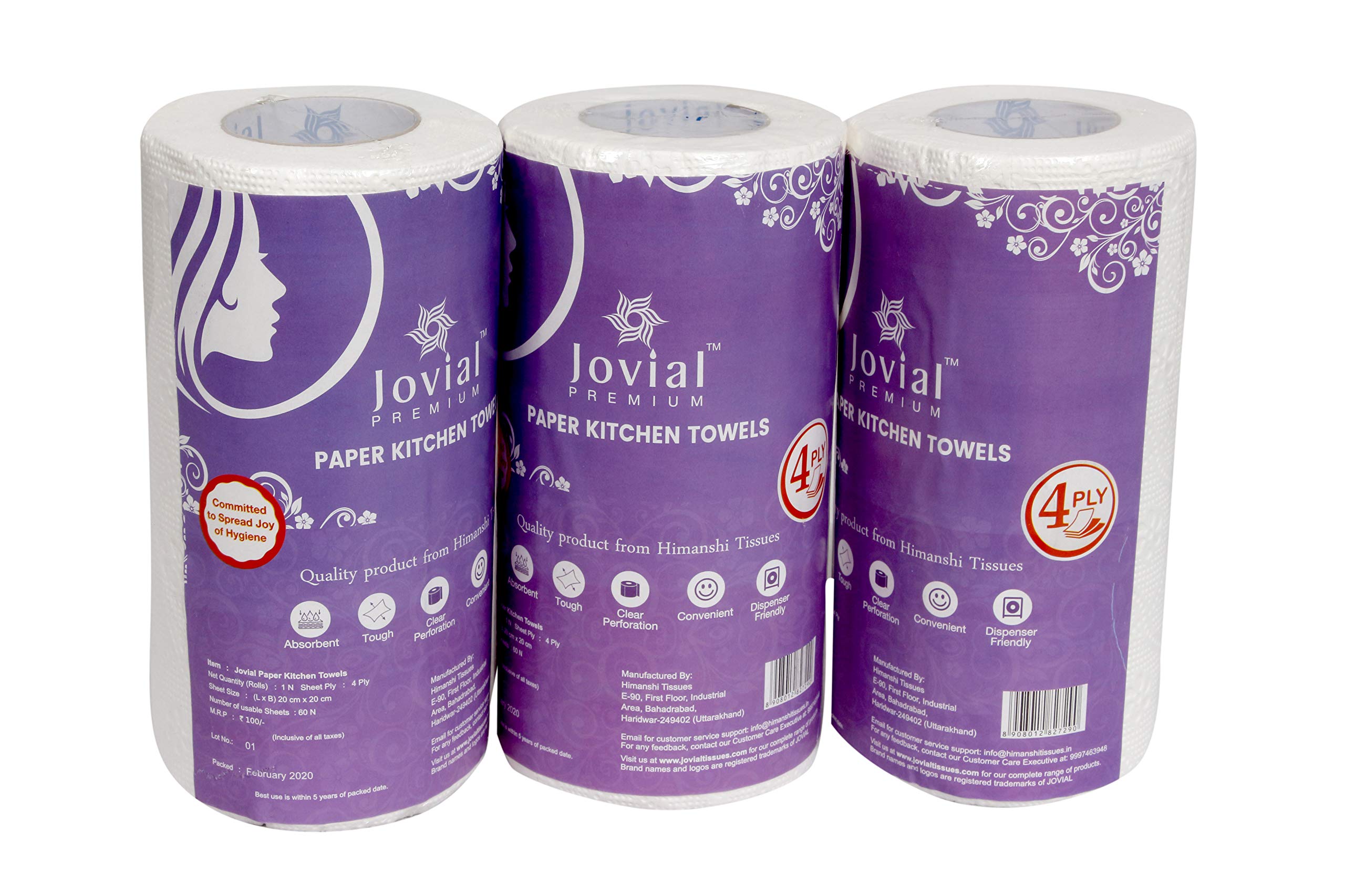 See full amazon price history chart for Jovial Paper Kitchen Towel 4 Ply, 60 Pulls (Pack of 3) Jovial Paper Kitchen Towel 4 Ply, 60 Pulls (Pack of 3) (B08H7TDKBW) Amazon Price History, Amazon Price Tracker