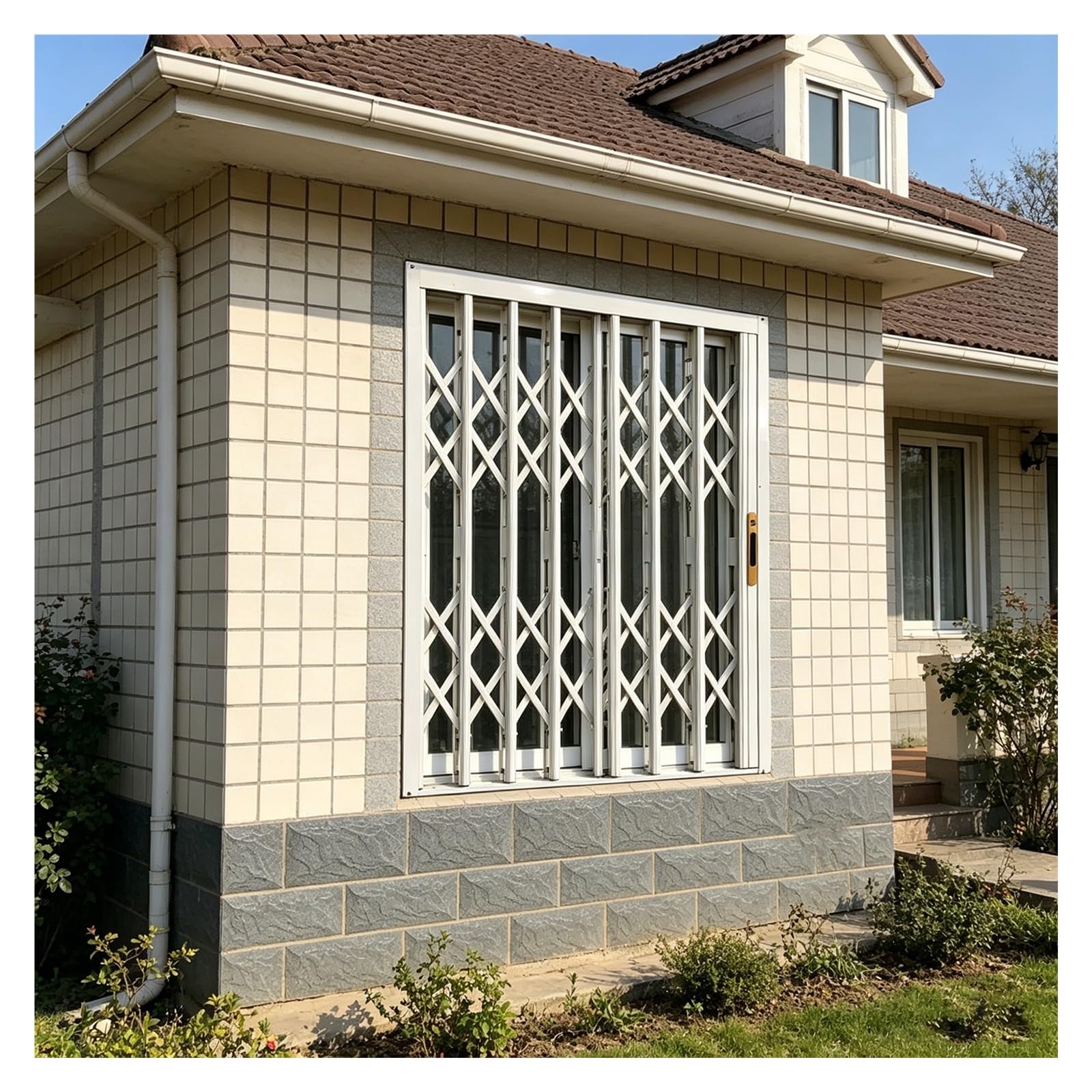 Ventana de seguridad plegable y discreta para el bienestar en su apartamento