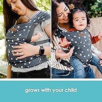 Vista 4 de JJ Cole Luma Portabebés Plegable – Portabebés de 4 Posiciones - Bolsa de Viaje Compacta