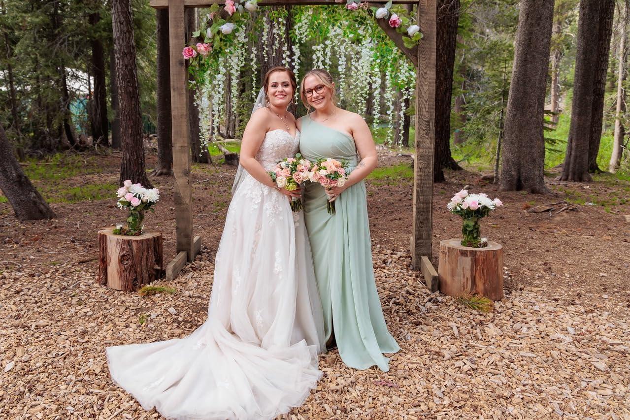 One Shoulder Bridesmaid Dresses for Women Long Ruched Chiffon A Line Formal Evening Dress with Slit KY001 - Image 7