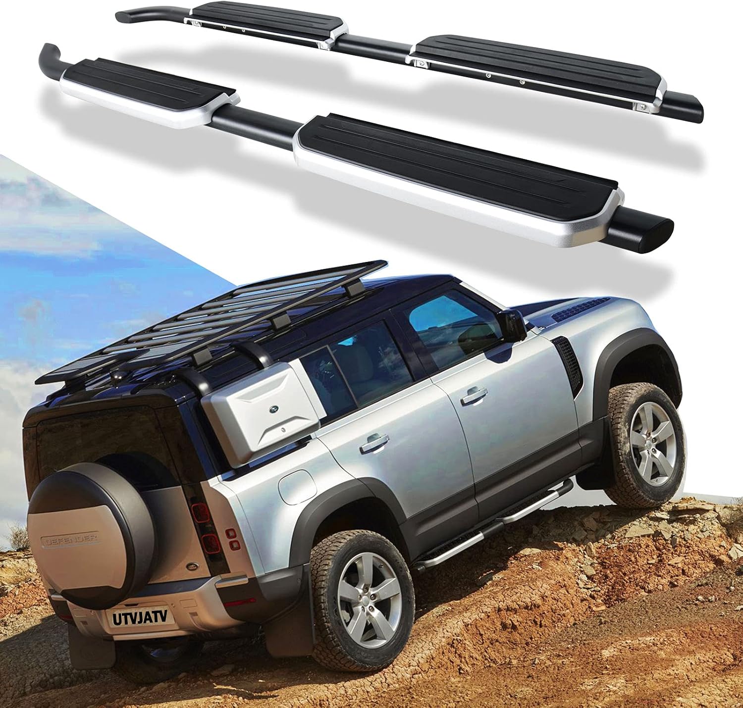 Buy UTVJATV Defender Side Steps Running Boards for Land Rover Defender