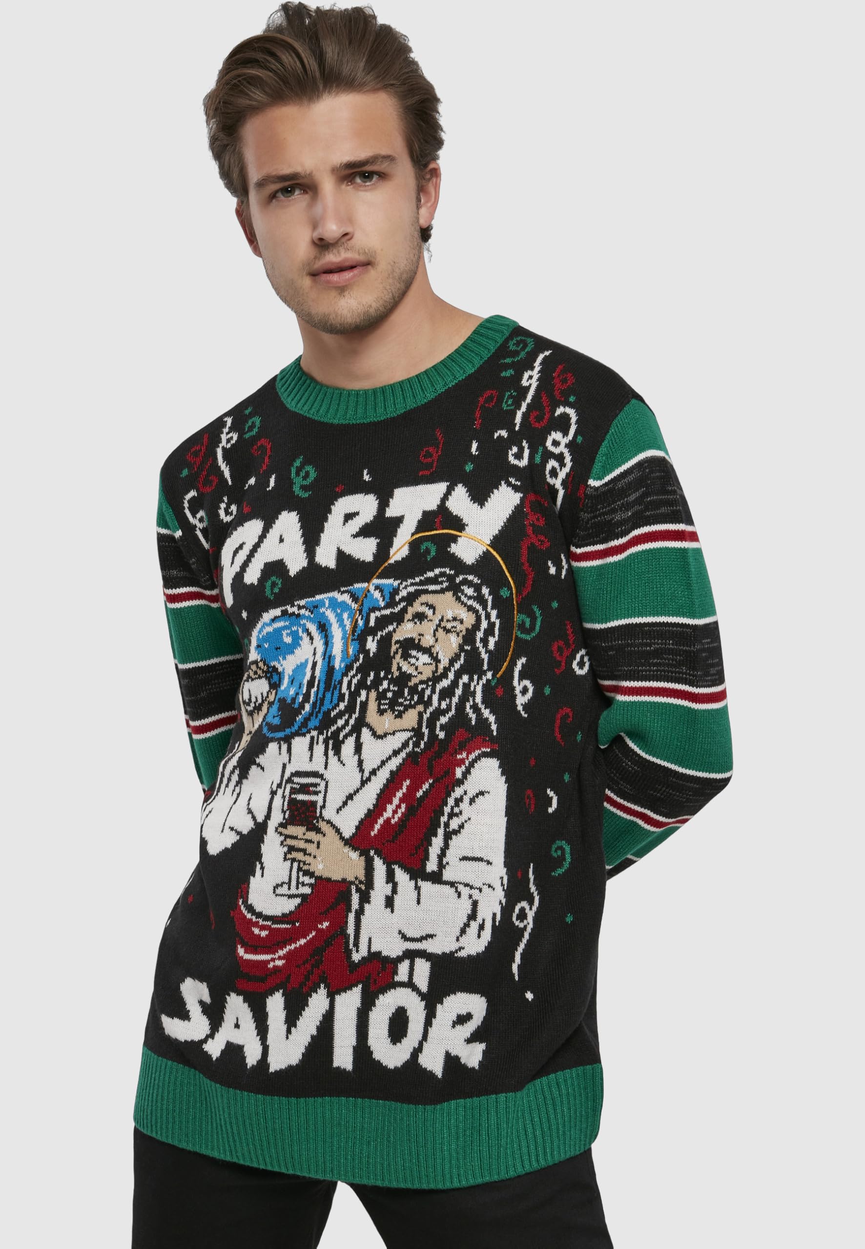 Urban Classics Herren Savior Christmas Sweater