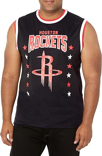 Miniatura 34 de Ultra Game Men's NBA Official Super Soft Jersey Tank Top Muscle T-Shirt Negro 23,Color del equipo,Color del equipo 2,Negro