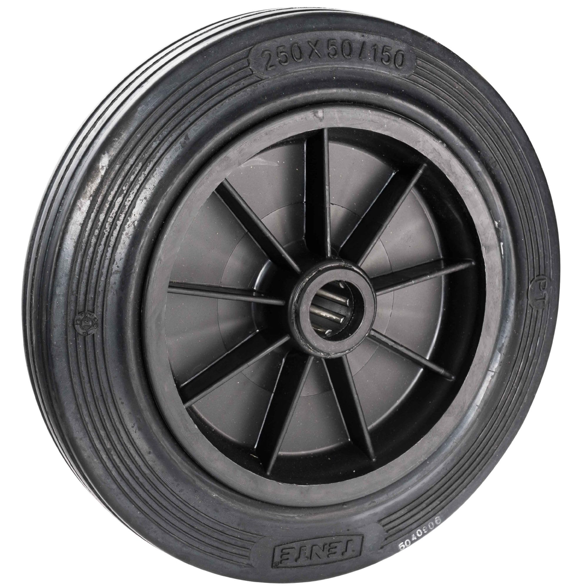 Tente -​Roue pleine diamètre250 x 50 mm axe de 25 mm