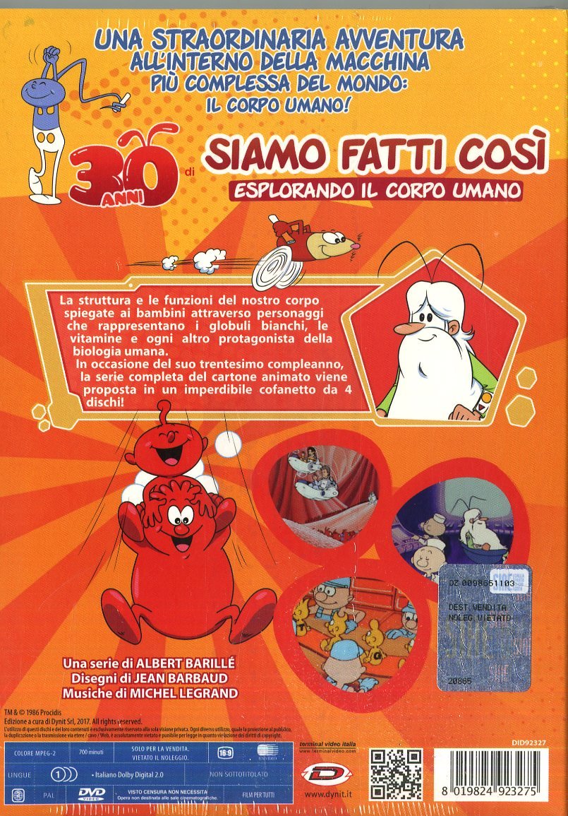Siamo Fatti Cosi'-Esplorando Il Corpo Umano (Box 4 Dvd)