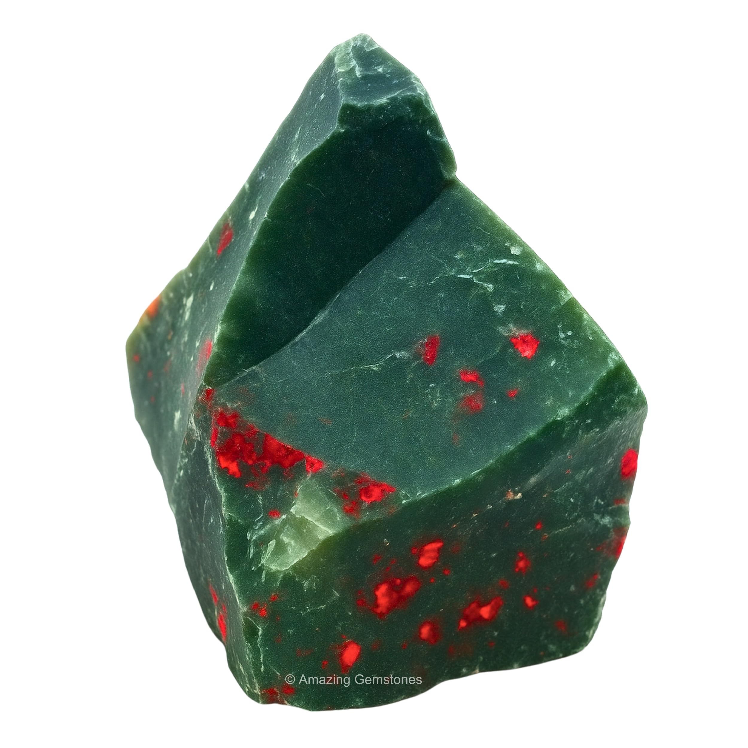 Bloodstone Crystals and Healing Stones, 1 Piece Raw