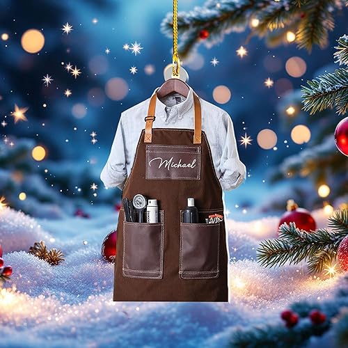 Miniatura 6 de Adorno personalizado Boombox – Regalo retro para amantes de la música de los años 80, nombre y año personalizados, decoración de árbol de Navidad