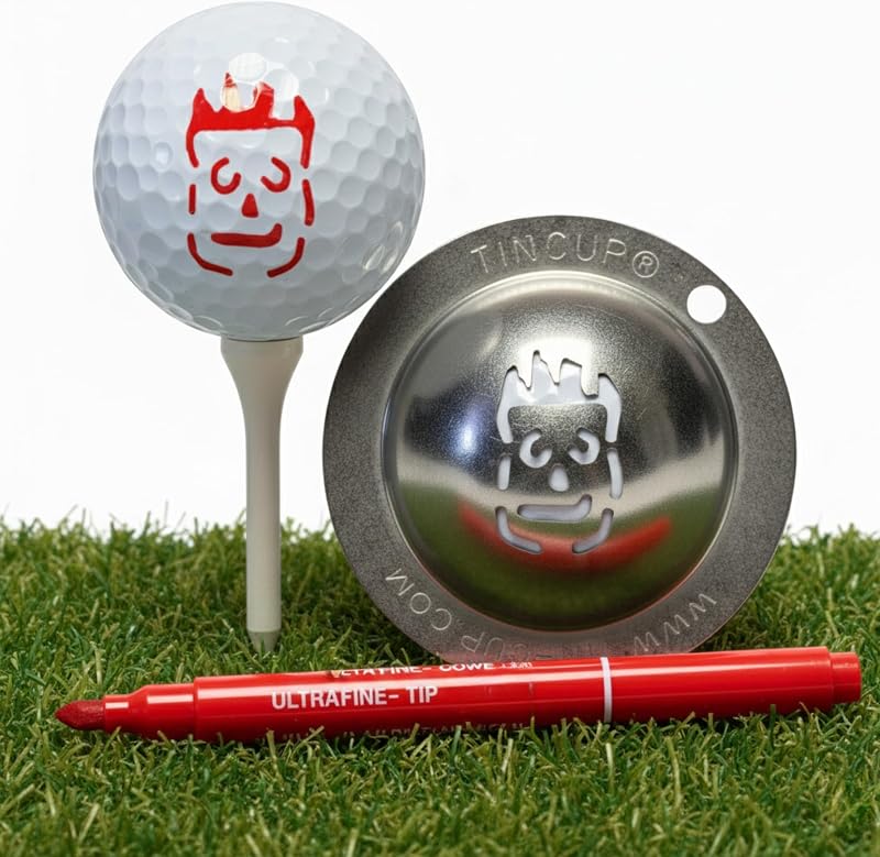 Golf Ball Marker Stencil - Premium Personalization Tool for Golfers - Custom Design Ball Marker - Golf Accessories Gift for Men and Women- Made in The USA