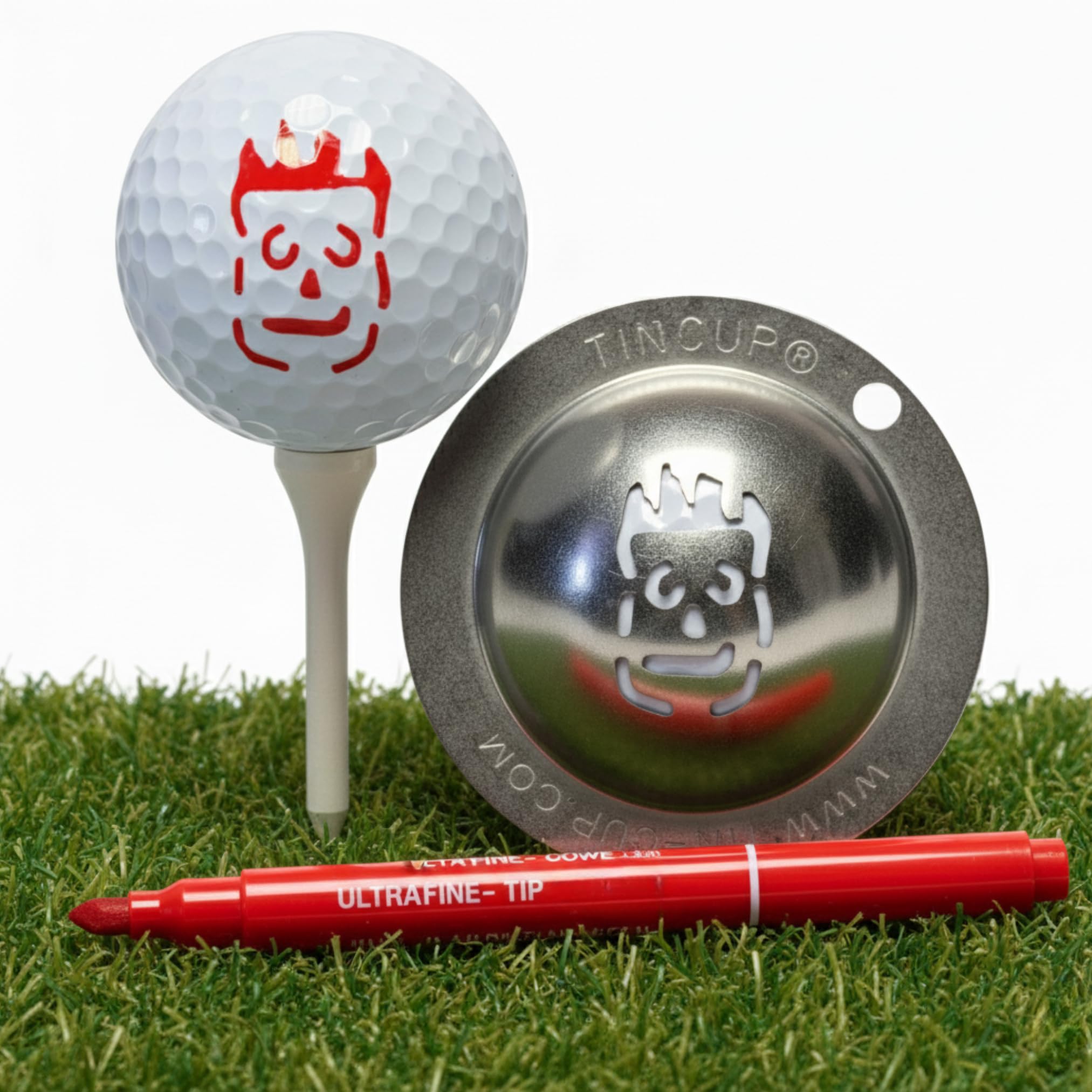Tin Cup Wilson Golf Ball Marking Stencil