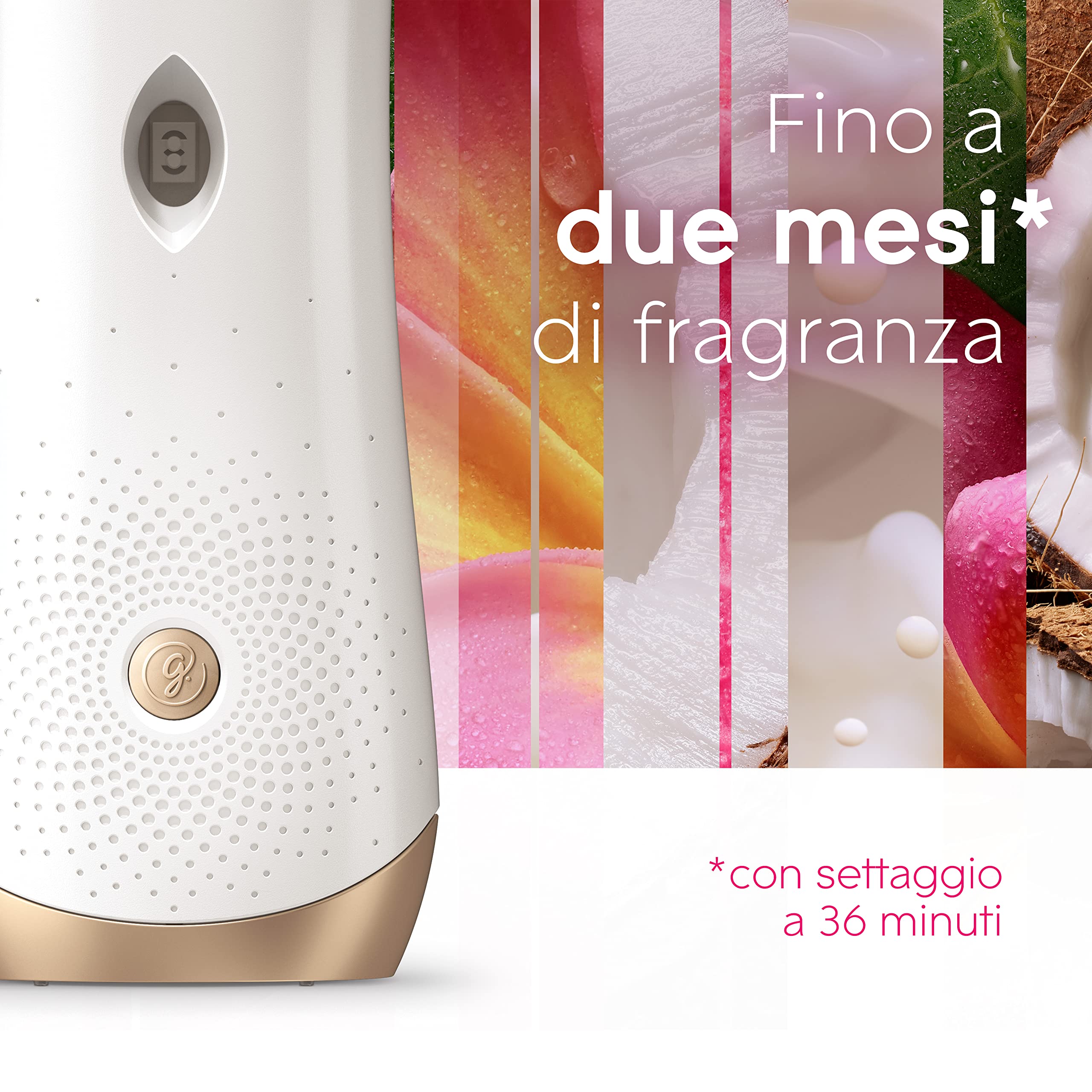 Glade Automatic Spray Ricarica, Profumatore per Ambienti, Fragranza Exotic Tropical Blossom, Formato Scorta da 4 Ricariche da 269 ml - 3