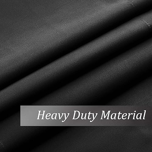 Miniatura 5 de Valea Home Cortinas cortas opacas impermeables suaves con bolsillo para barra, cortinas para cocina, baño, ventana, oscurecimiento de habitación,