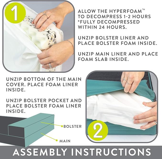 Cama Ortopédica para Perro Pequeño 32x24 Pulgadas miniatura 6