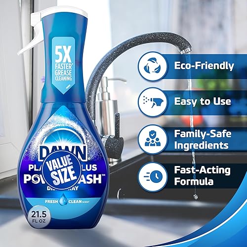 Miniatura 2 de Doomi Dawn Platinum Powerwash - Juego de recambio de jabón para platos y jabón para platos, aroma fresco, 1 spray + 2 recargas, empaquetado con el