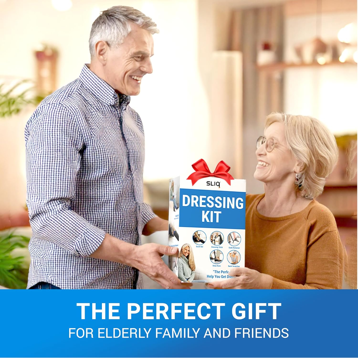 在庫一掃！靴下を履くための靴下補助具、高齢者用靴べらロングハンドル、ドレッシングキットソックスヘルパーリムーバー、34インチの長いハンドル付き 緩まない靴ひも