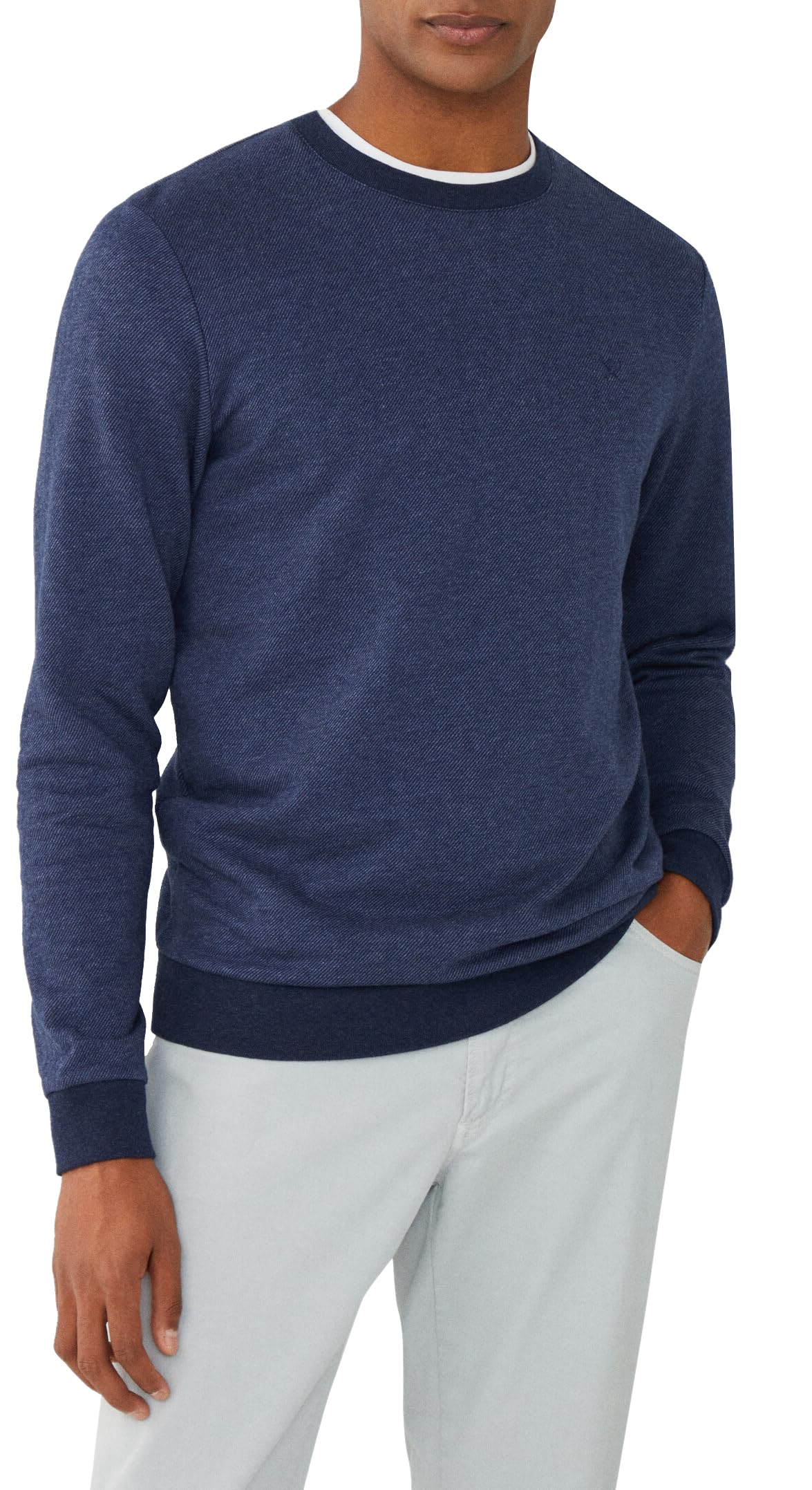 Pull Hackett London Crew Neck en jacquard pour le week-end