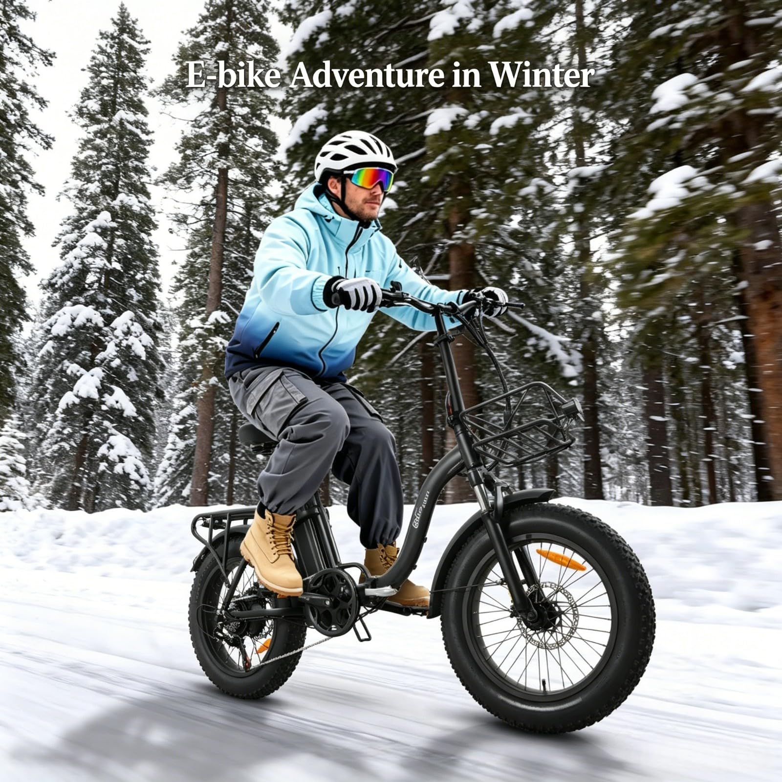 Vélo Électrique Pliant 20 Pouces, VTT Électrique, avec Batterie Amovible 48 V, 7 Vitesses, 3 Modes De Conduite, Moteur sans Balais 250 W, pour Les Trajets Quotidiens.