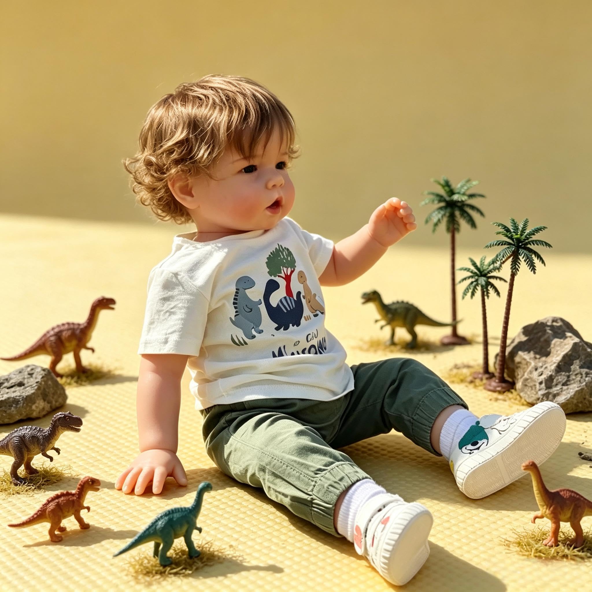 Lebensechte Reborn-Kleinkind-Puppen, Jungen, 71,1 cm, große Größe, realistische Reborn-Babypuppe, Liam Real Life Babypuppe, weicher Vinyl-Stoffkörper, der echt aussieht, Kleinkindpuppe für