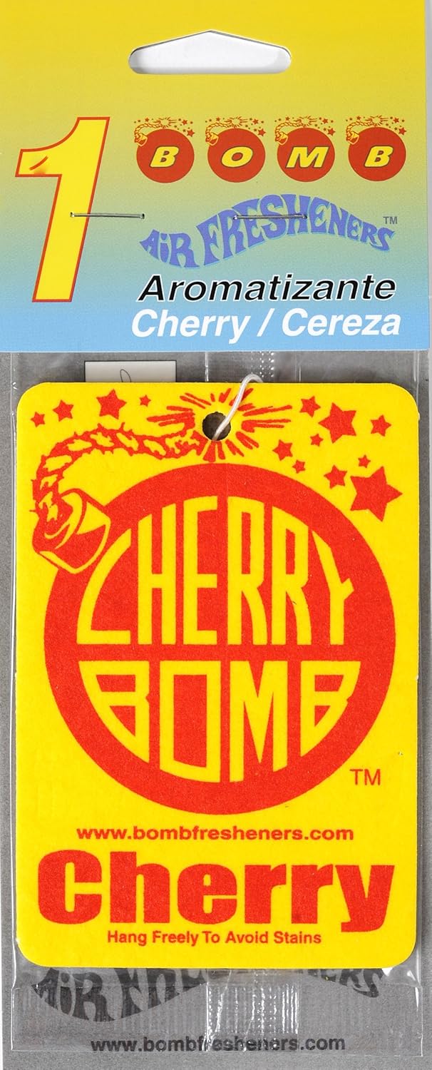 Cherry Bomb Air Freshener 24 Pack with Header Cards