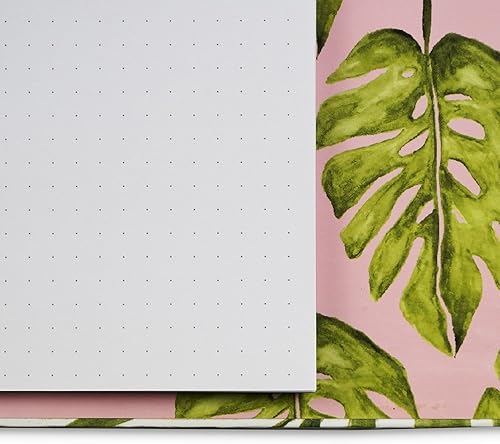 Miniatura 5 de Papel de cuadrícula de puntos, tamaño carta, 3 agujeros perforados (agujeros grandes), 200 hojas400 páginas, 120 GSM, 8.5 x 11 pulgadas, blanco,