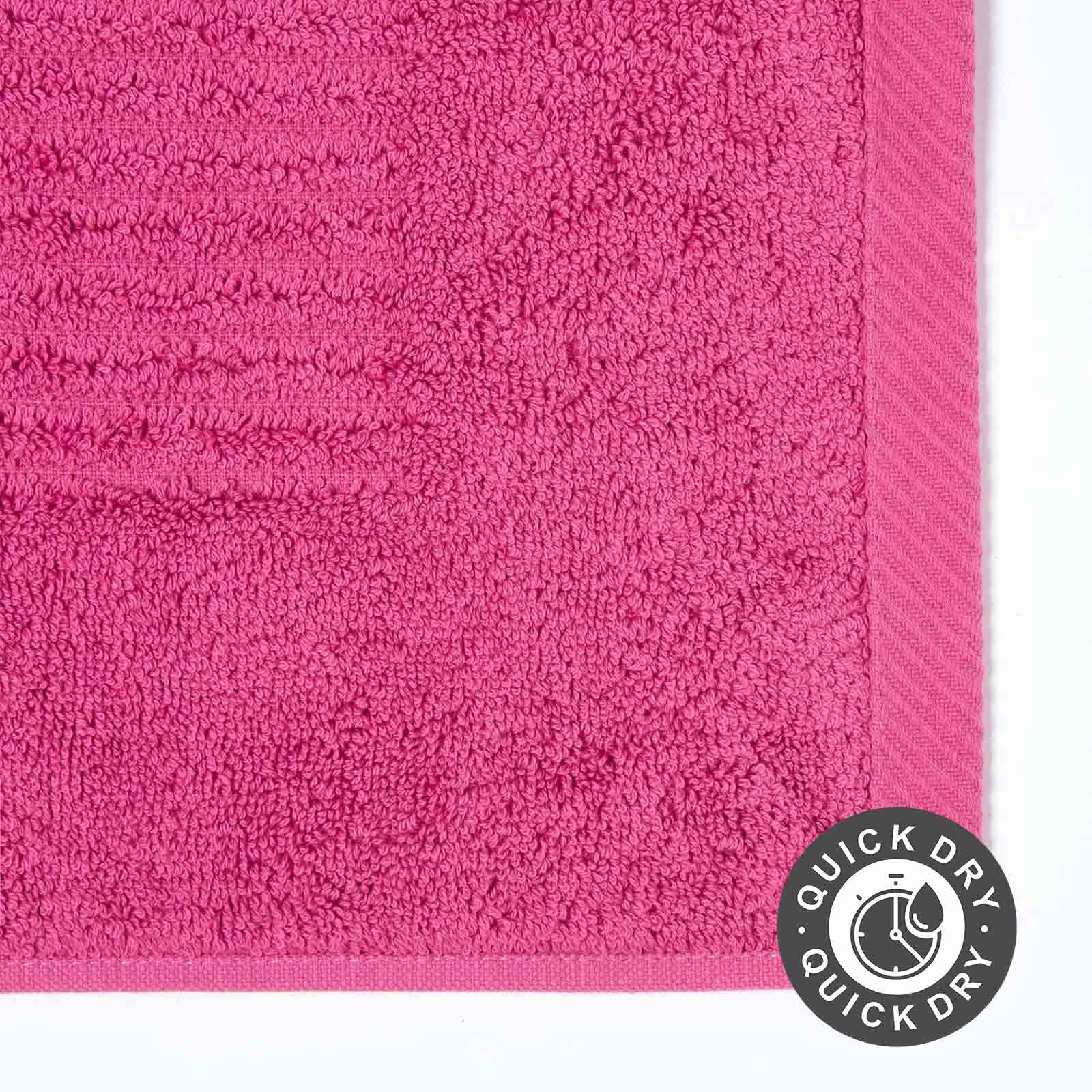 HOMESCAPES Tappeto da bagno rotondo in cotone, tappeto rotondo per il bagno, 80 cm, tappeto da bagno rosso