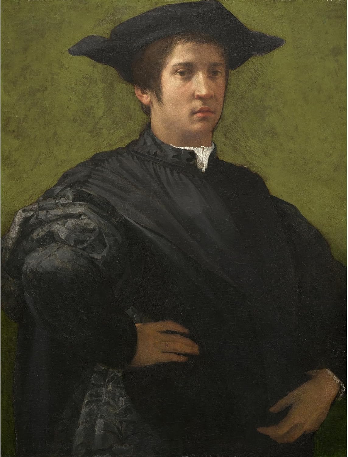 ArtDirect Portrait of a Man (early 1520s) Unframed Art Print Giclee Poster by Rosso Fiorentino - Ready for Framing with Customization Sizes 8x10, 11x14, 15x20, 24x32, 36x47 and 46x60 inches