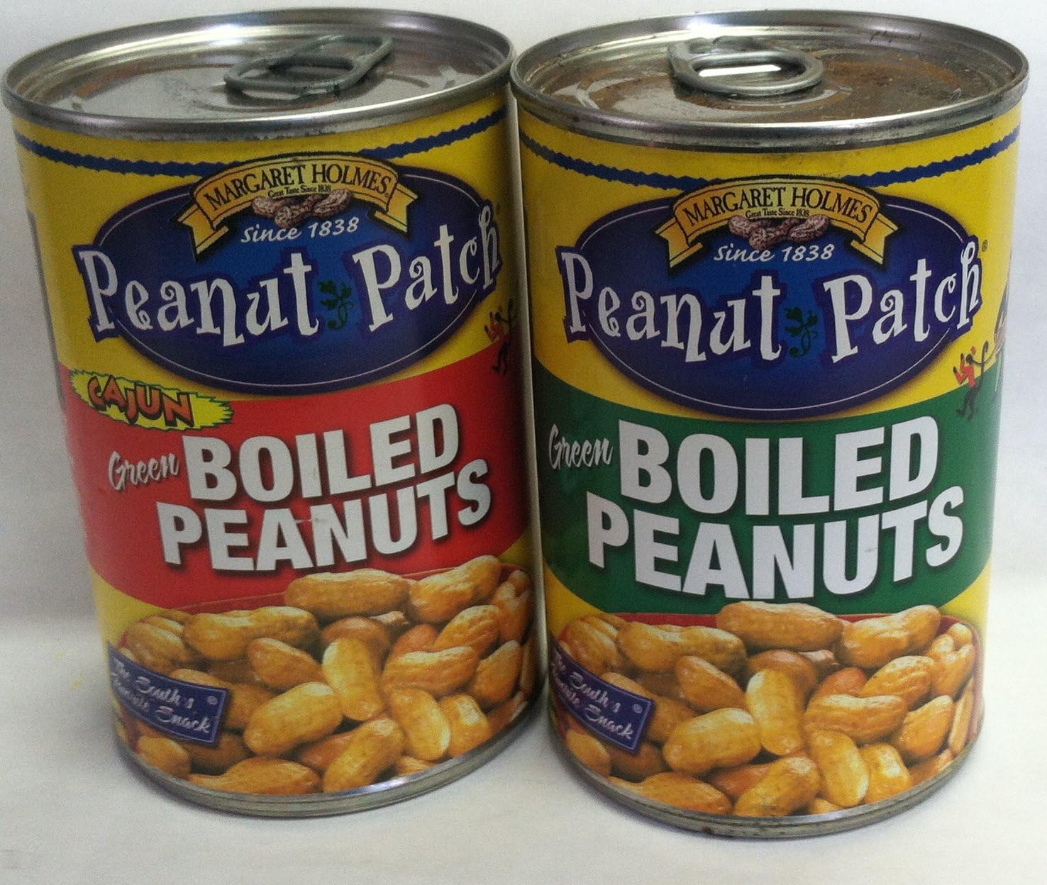 Green Boiled Peanuts and Cajun Green Boiled Peanuts and 1 Each -13.5 Floz. Cans