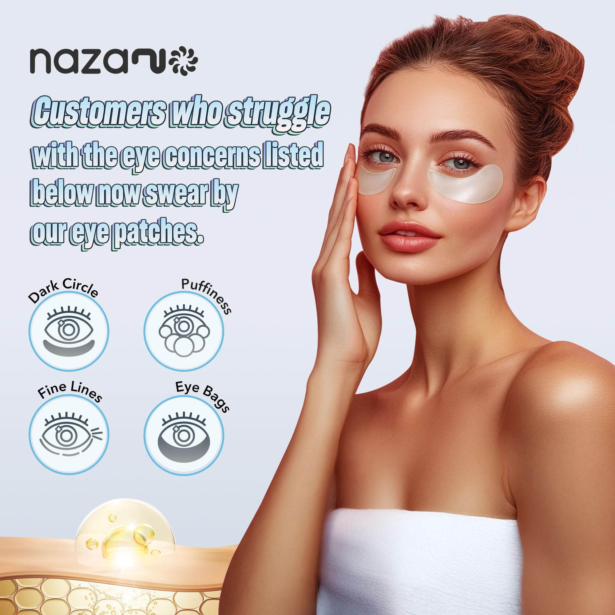 NAZANO Under Eye Patches - 60 Pack Eye Mask view 2