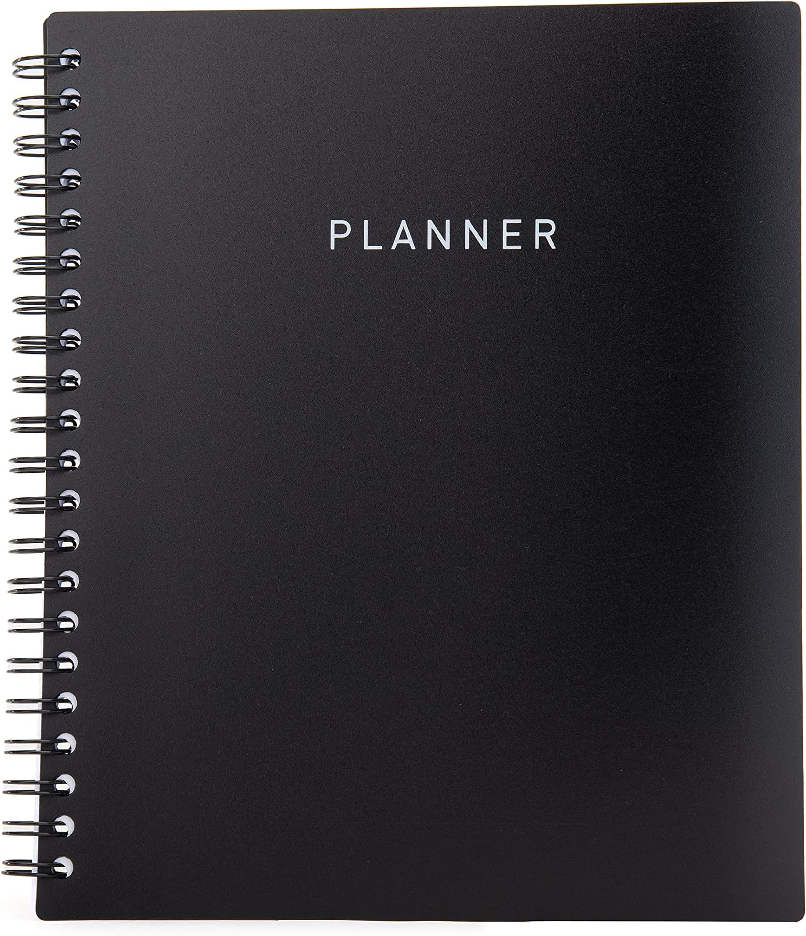 Mintra OfficeUndated Weekly/Monthly Planner (Letter, Black)