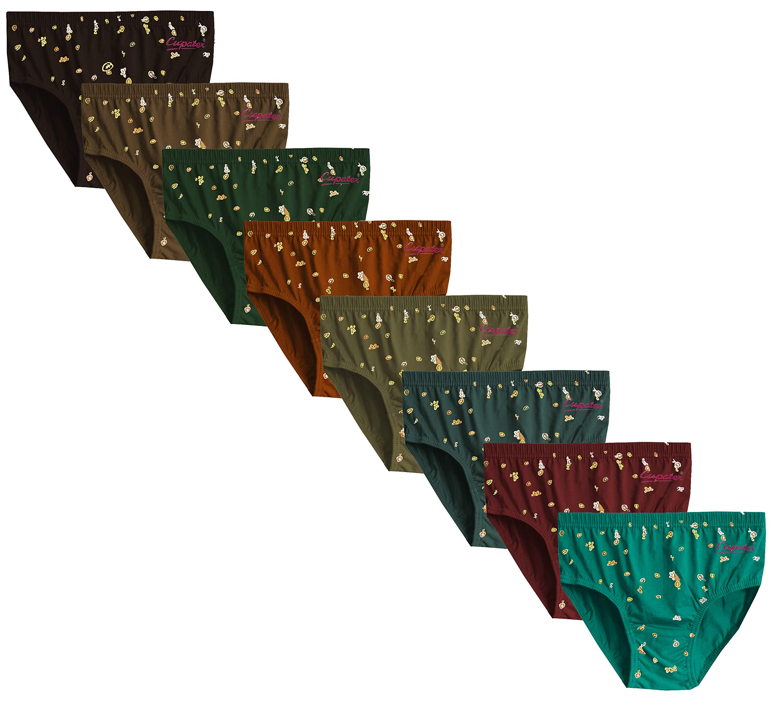 clever creations Cupatex Cotton Hipster Panties(Pack of 8)-picture-13