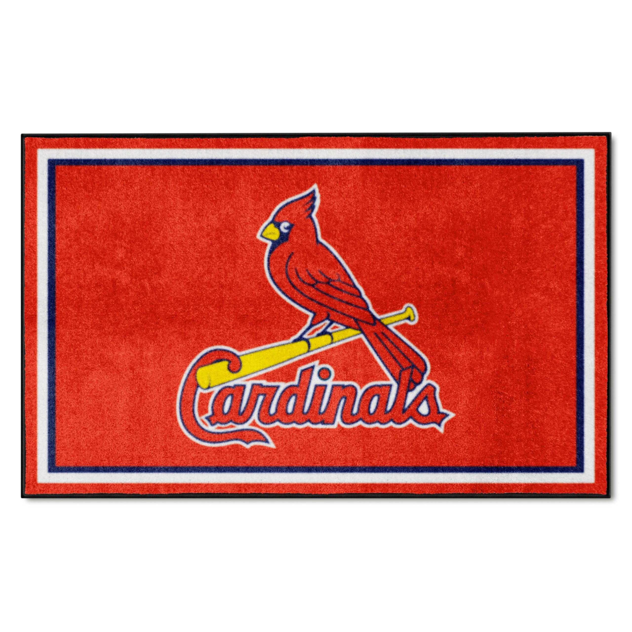 FANMATS 7085 MLB - St. Louis Cardinals 4x6 Rug | Red | 44