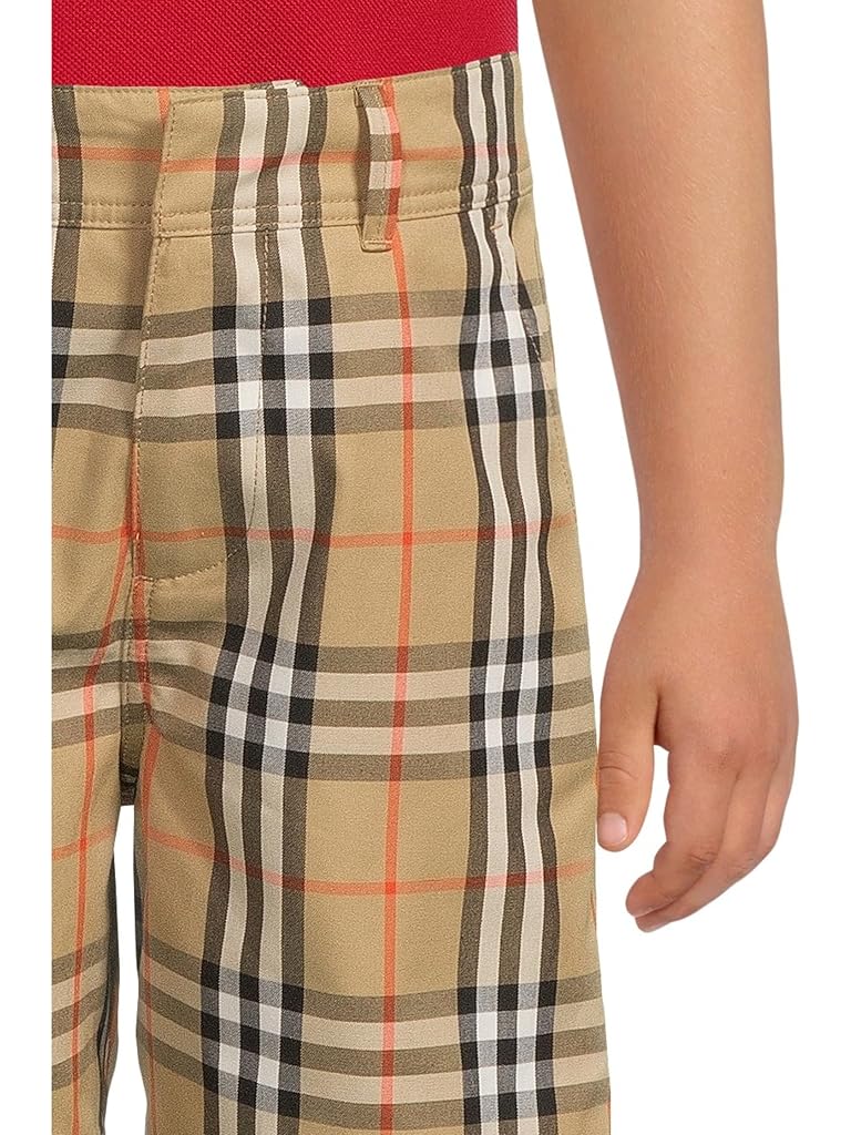 Multi Burberry Oscar Check Shorts (big Kid)