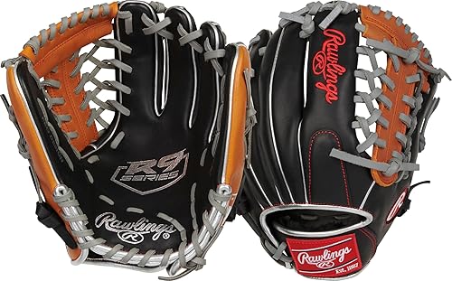 Rawlings  R9 Youth Contour FIT Baseball Glove  Sizes 11" - 12"  Multiple Styles