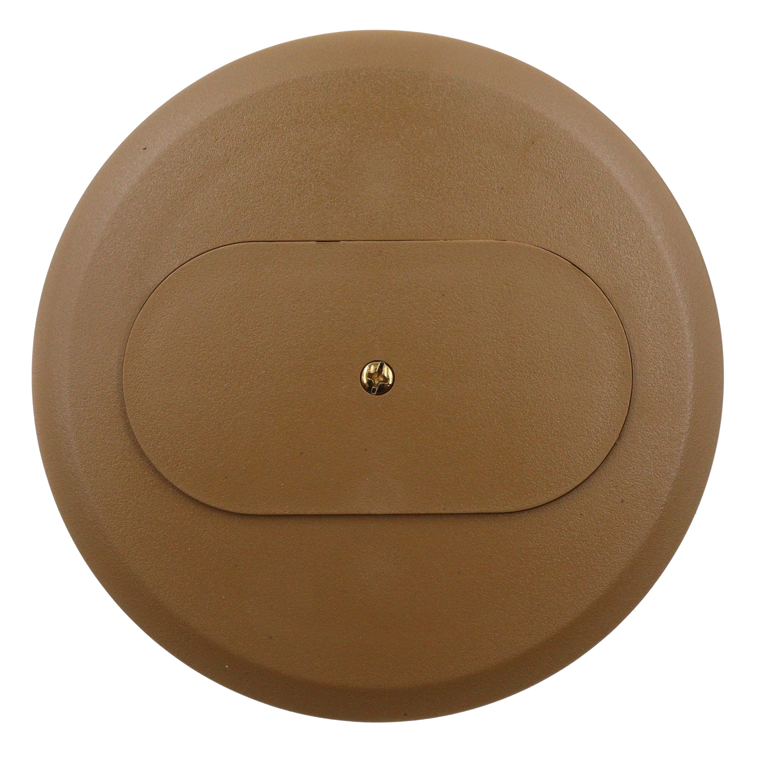 Carlon E97DSC Round Duplex Receptacle Cover, Diameter: 5 