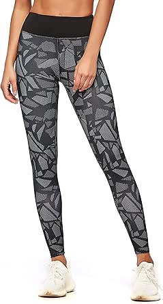 SEEU Sport Leggings Damen, Printed Trainingshose für Laufen Yoga Workout