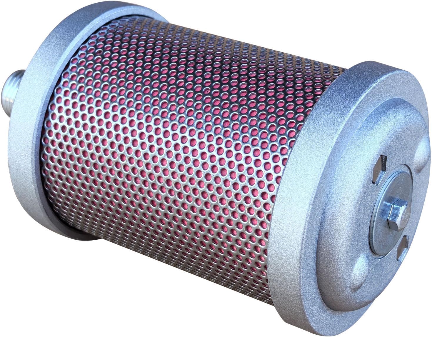 XY-05 Muffler Compatible with Air Compressor Dryer Diaphragm Pump, 1/2" NPT, Single Chamber 145 PSI, Exhaust Noise Reduction