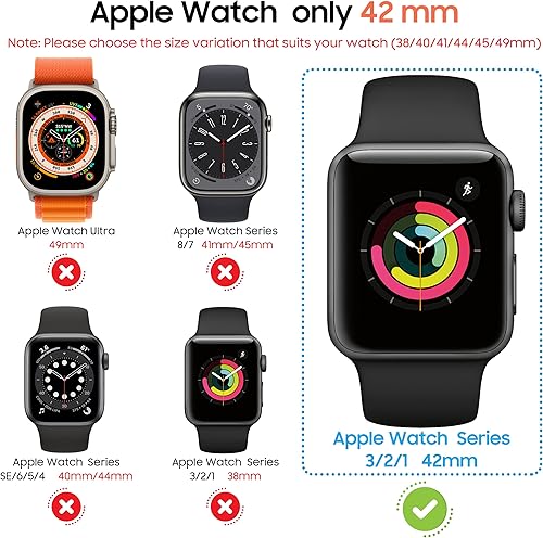 Vista 200 de Paquete de 2 fundas protectoras de pantalla de vidrio templado para Apple Watch Series 6/5/4/Series SE/SE 2/SE 3 de 1.575 pulgadas, funda protectora